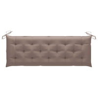Thumbnail for Gartenbank-Auflage Taupe 150 cm Oxford-Gewebe