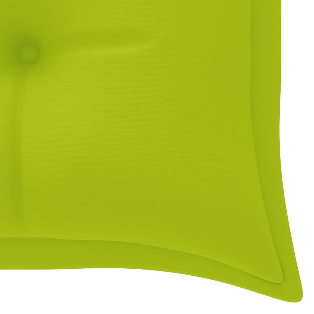 Auflage für Hollywoodschaukel Hellgrün 150 cm Stoff