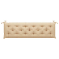 Thumbnail for Auflage für Hollywoodschaukel Beige 180 cm Stoff
