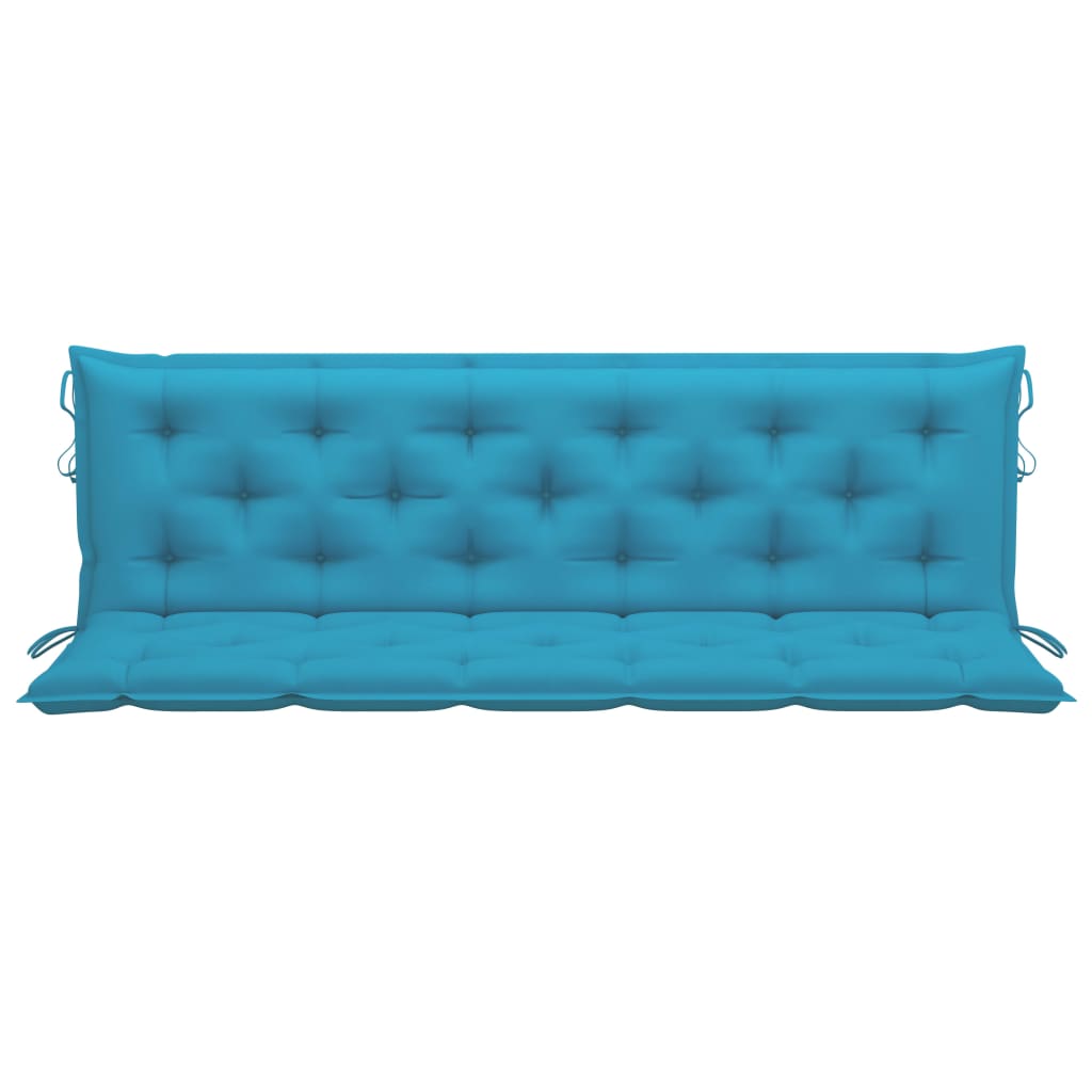Auflage für Hollywoodschaukel Hellblau 180 cm Stoff