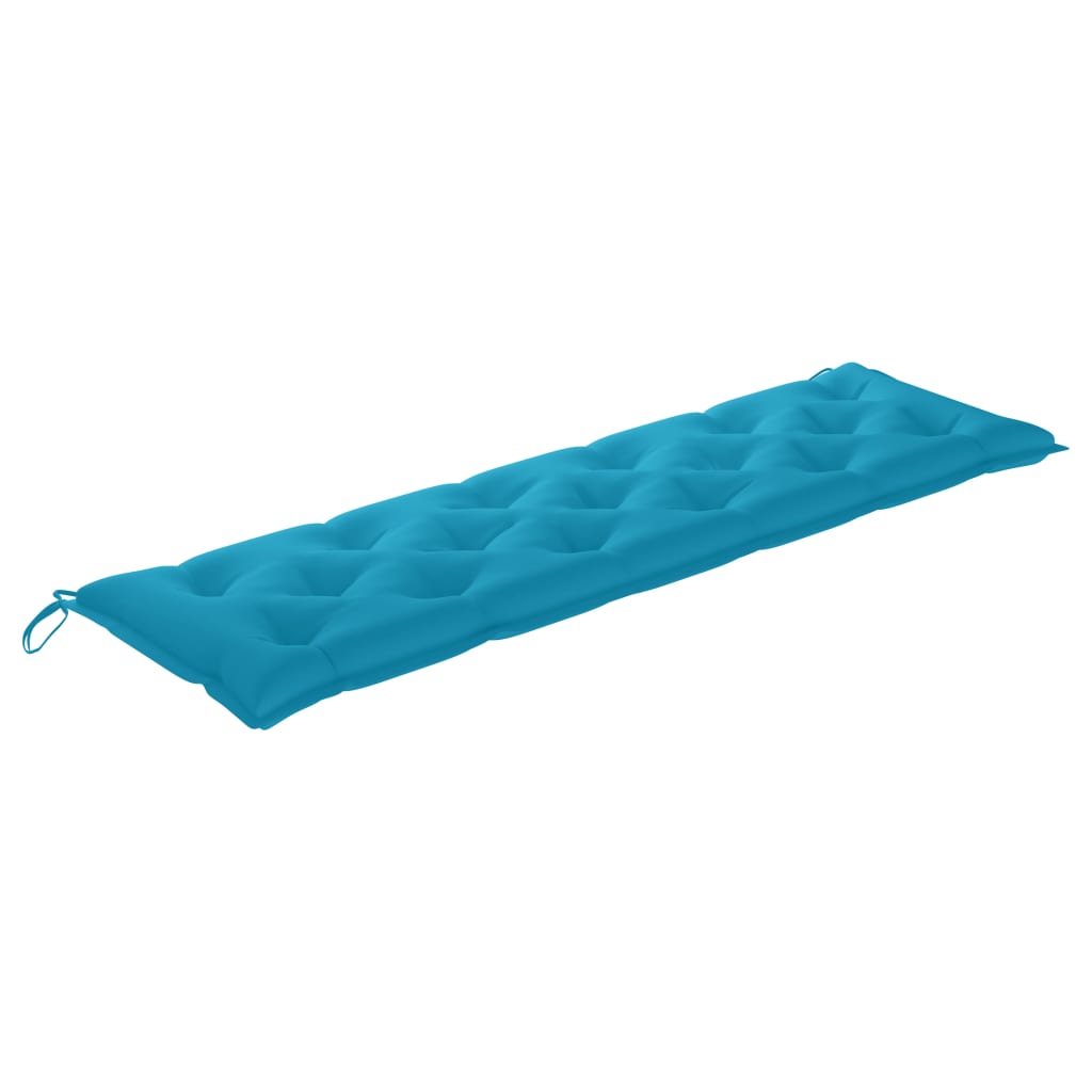 Auflage für Hollywoodschaukel Hellblau 180 cm Stoff