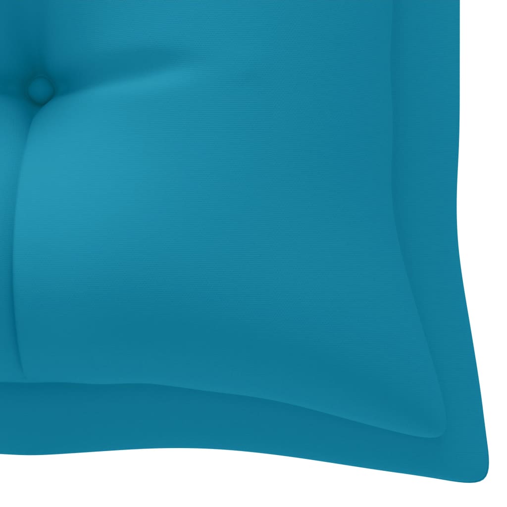 Auflage für Hollywoodschaukel Hellblau 180 cm Stoff