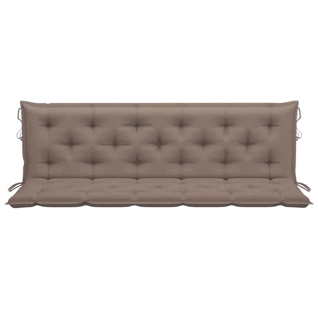 Auflage für Hollywoodschaukel Taupe 180 cm Stoff