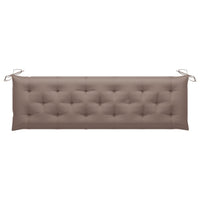 Thumbnail for Auflage für Hollywoodschaukel Taupe 180 cm Stoff