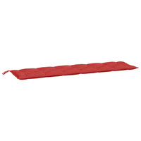Thumbnail for Gartenbank-Auflage Rot 200 cm Oxford-Gewebe