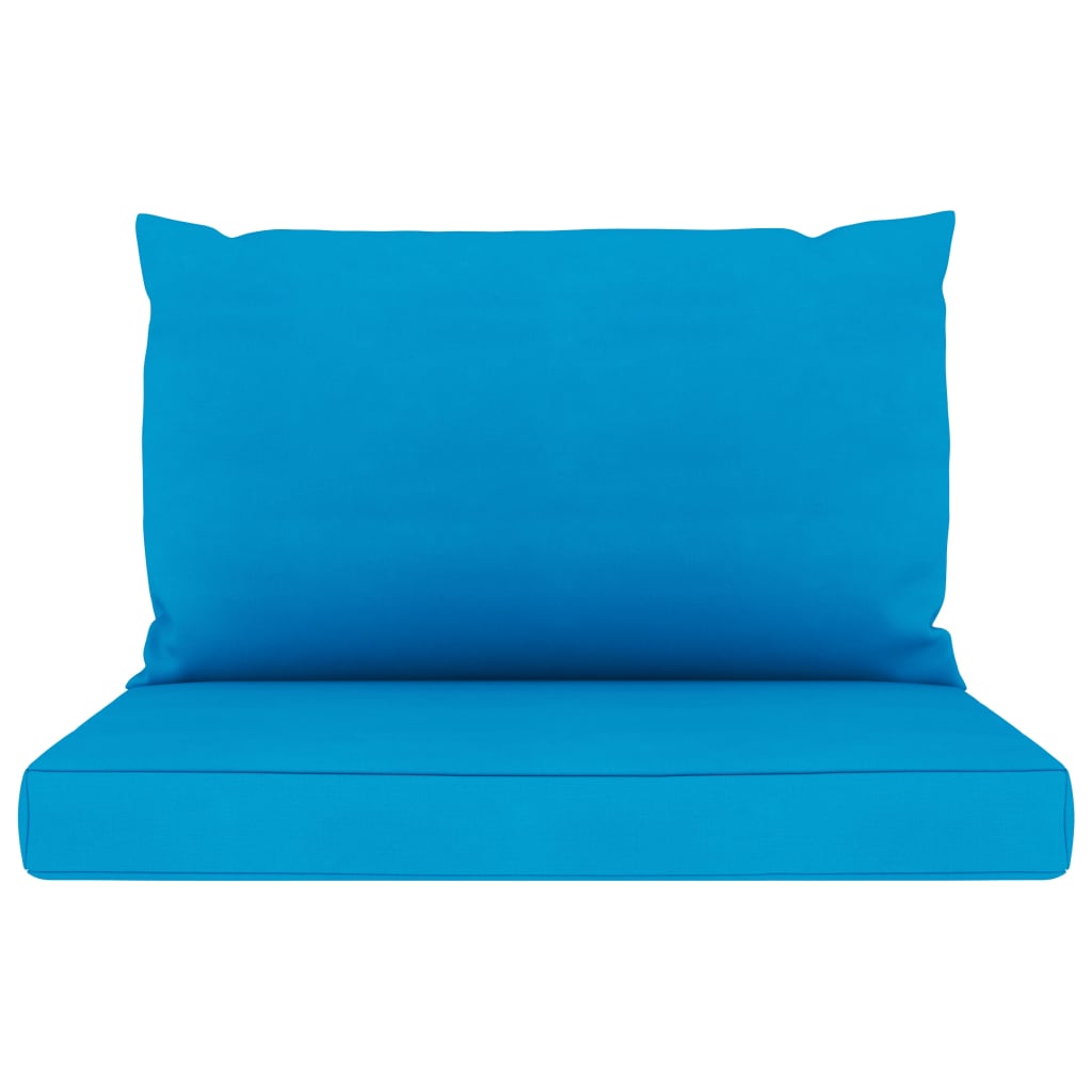 Palettensofa-Auflagen 2 Stk. Hellblau Stoff