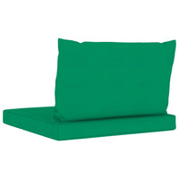 Thumbnail for Palettensofa-Auflagen 2 Stk. Grün Stoff