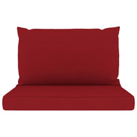 Thumbnail for Palettensofa-Auflagen 2 Stk. Weinrot Stoff