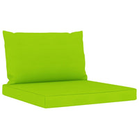 Thumbnail for Palettensofa-Auflagen 2 Stk. Hellgrün Stoff