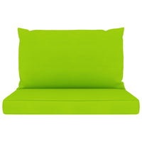 Thumbnail for Palettensofa-Auflagen 2 Stk. Hellgrün Stoff