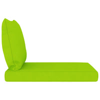 Thumbnail for Palettensofa-Auflagen 2 Stk. Hellgrün Stoff