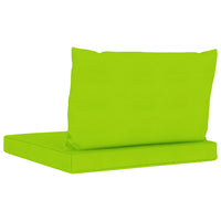 Thumbnail for Palettensofa-Auflagen 2 Stk. Hellgrün Stoff