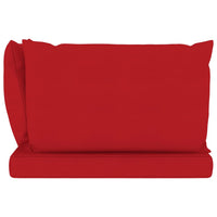 Thumbnail for Palettensofa-Auflagen 3 Stk. Rot Stoff