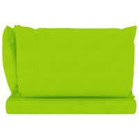 Thumbnail for Palettensofa-Auflagen 3 Stk. Hellgrün Stoff