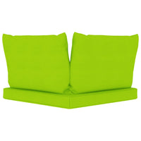 Thumbnail for Palettensofa-Auflagen 3 Stk. Hellgrün Stoff