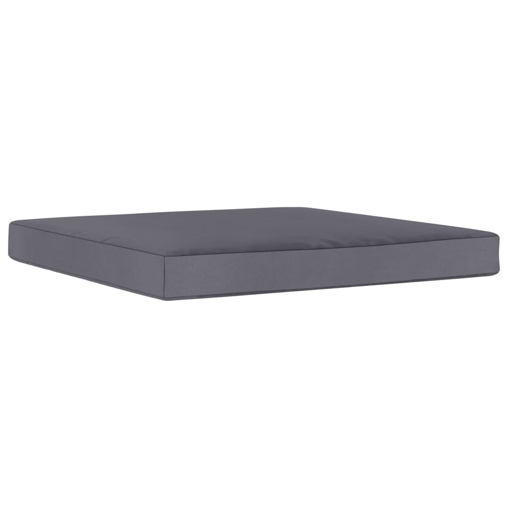 Palettenkissen 60x60x6 cm Anthrazit Stoff