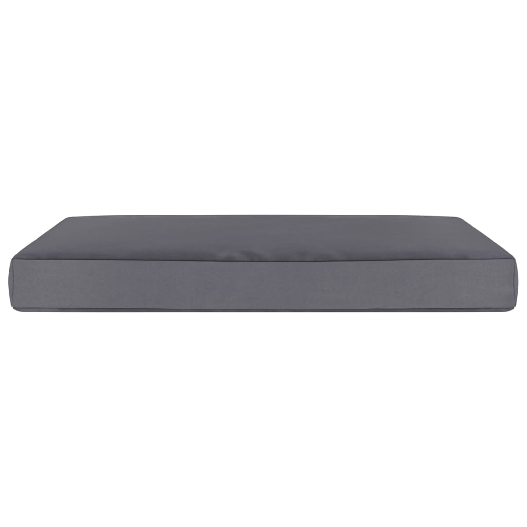 Palettenkissen 60x60x6 cm Anthrazit Stoff