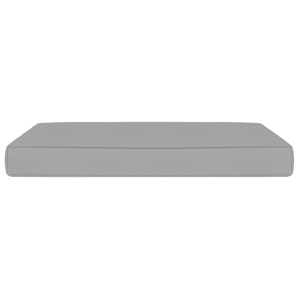 Palettenhocker-Auflage Grau Stoff