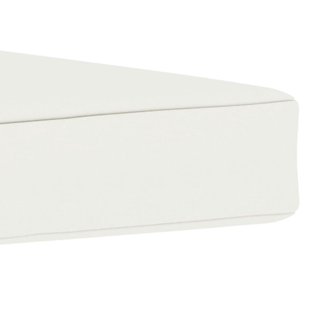 Palettenkissen Creme 60x60x6 cm Oxford-Gewebe