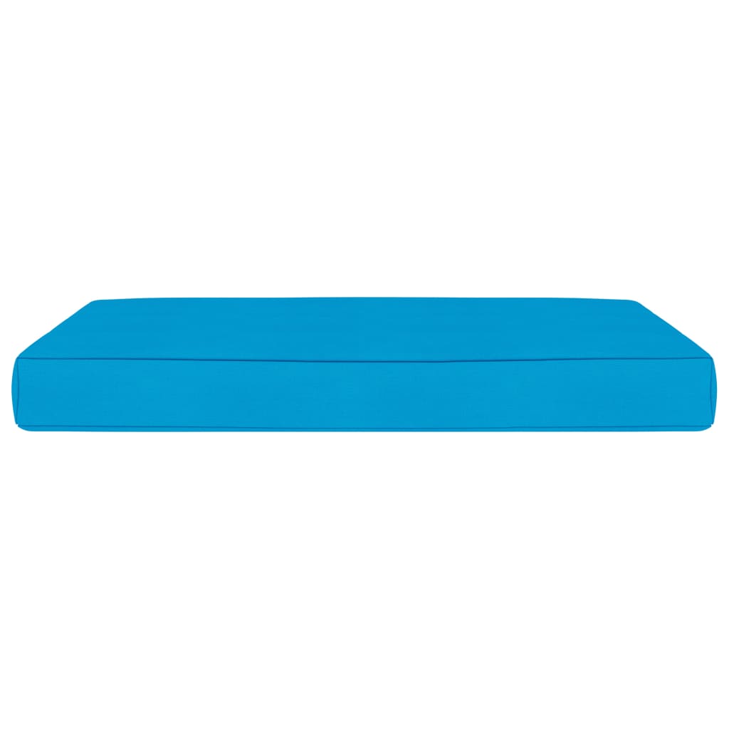 Palettenhocker-Auflage Hellblau Stoff
