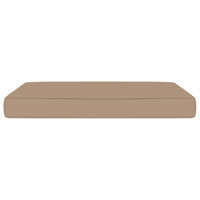 Thumbnail for Palettenkissen Taupe 60x60x6 cm Oxford-Gewebe
