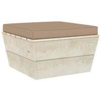 Thumbnail for Palettenkissen Taupe 60x60x6 cm Oxford-Gewebe