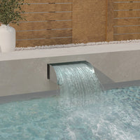 Thumbnail for Wasserfall mit LEDs 45x34x14 cm Edelstahl 304
