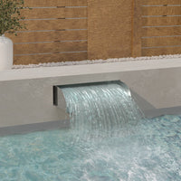 Thumbnail for Wasserfall mit LEDs 60x34x14 cm Edelstahl 304