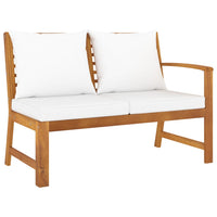 Thumbnail for 9-tlg. Garten-Lounge-Set mit Auflagen Creme Massivholz Akazie