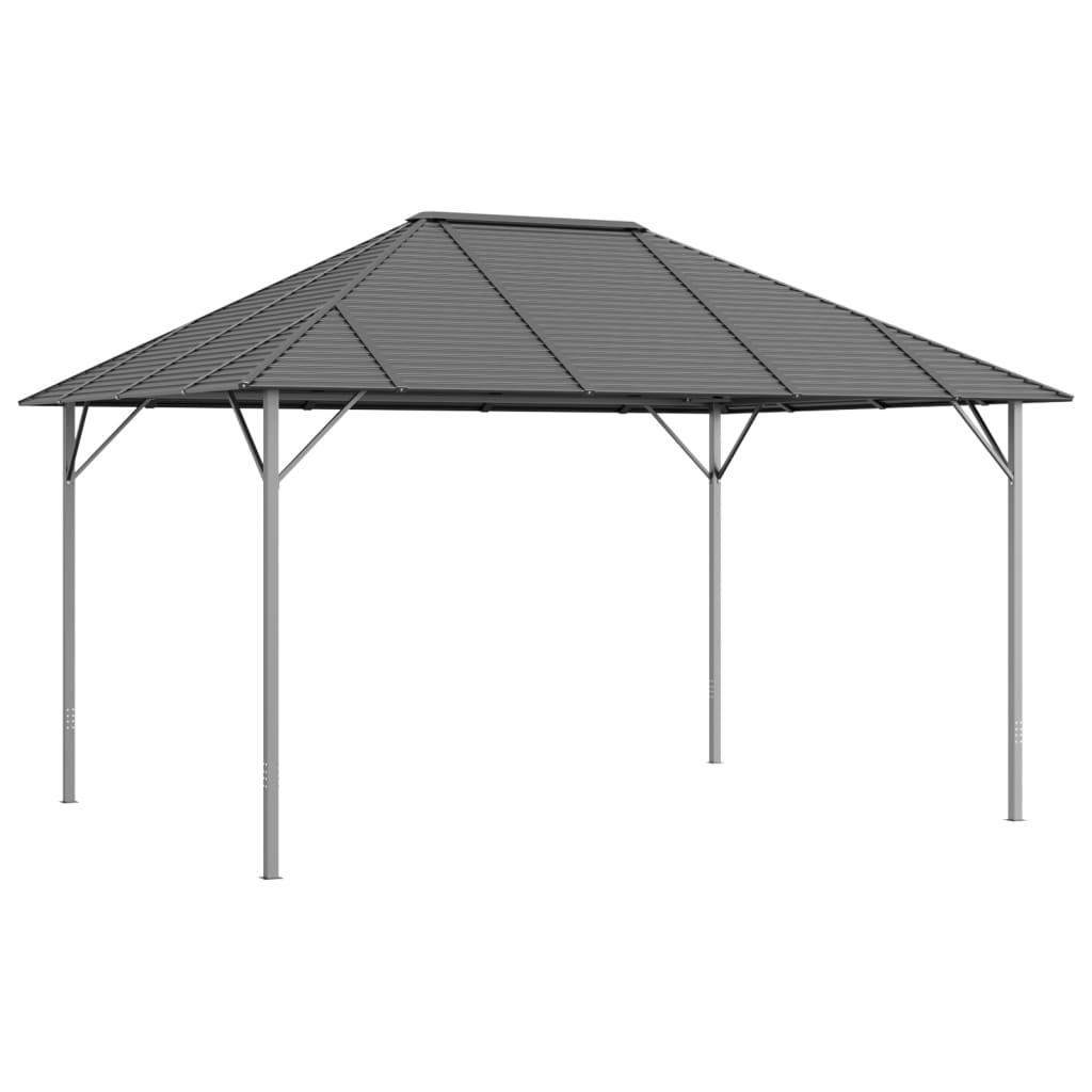 Pavillon mit Dach 4x3 m Anthrazit