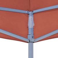 Thumbnail for Partyzelt-Dach 3x3 m Terrakotta-Rot 270 g/m²