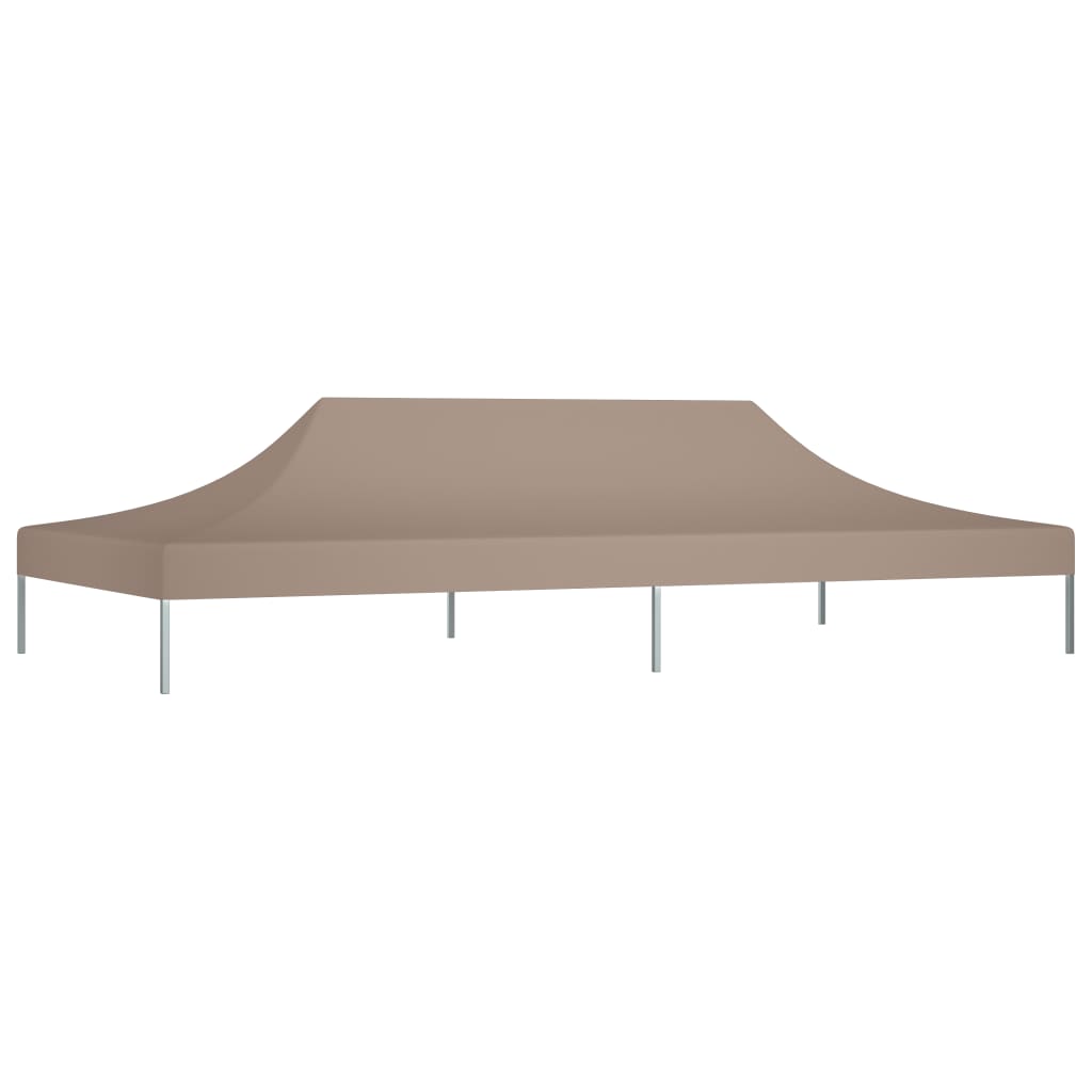 Partyzelt-Dach 6x3 m Taupe 270 g/m²