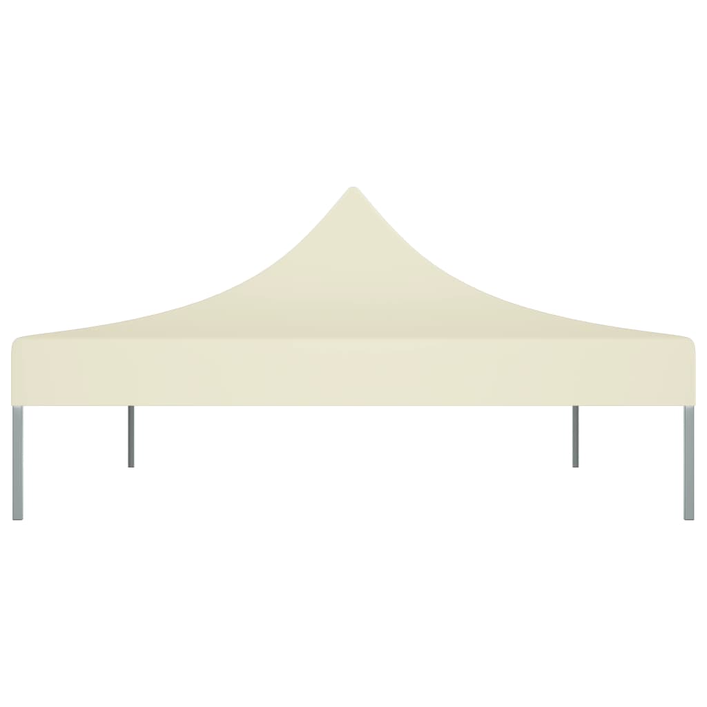 Partyzelt-Dach 4x3 m Creme 270 g/m²