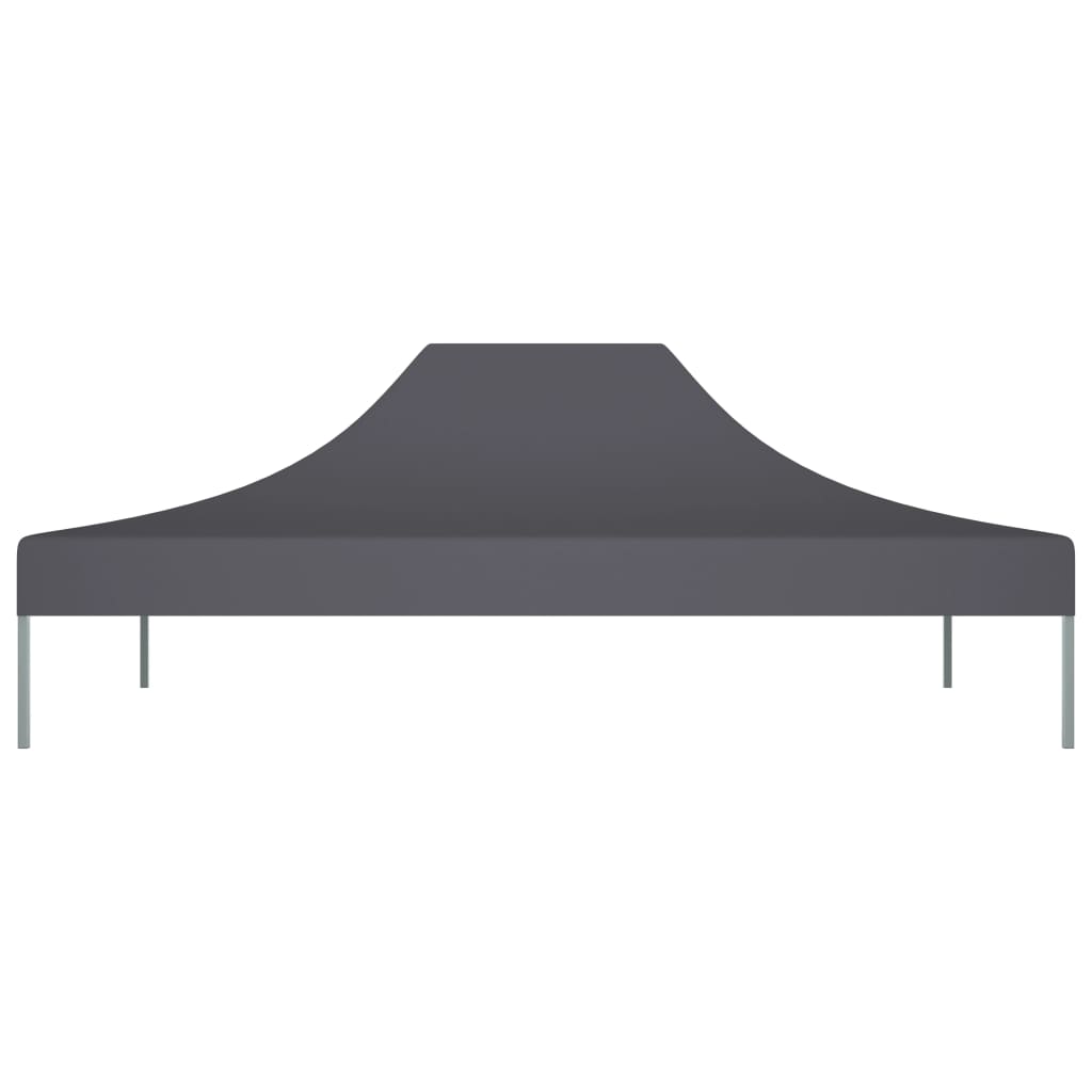 Partyzelt-Dach 4x3 m Anthrazit 270 g/m²