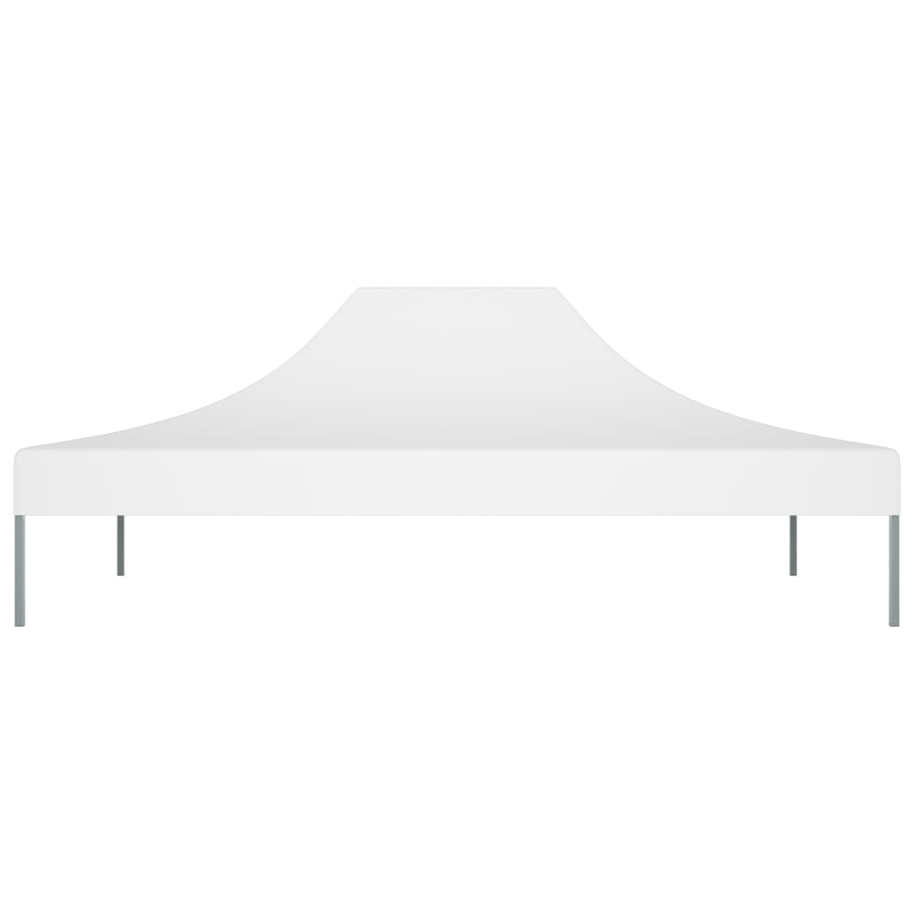 Partyzelt-Dach 4x3 m Weiß 270 g/m²