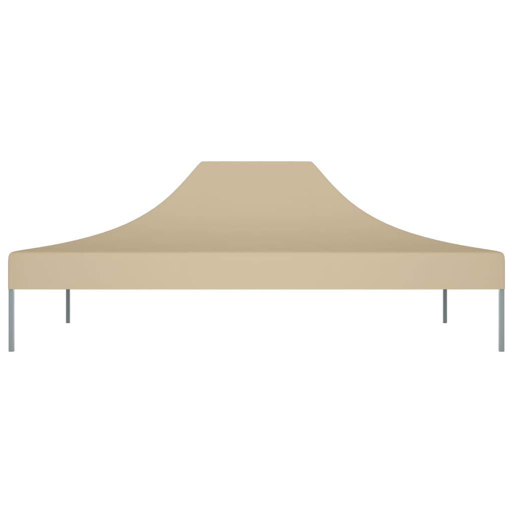 Partyzelt-Dach 4x3 m Beige 270 g/m²