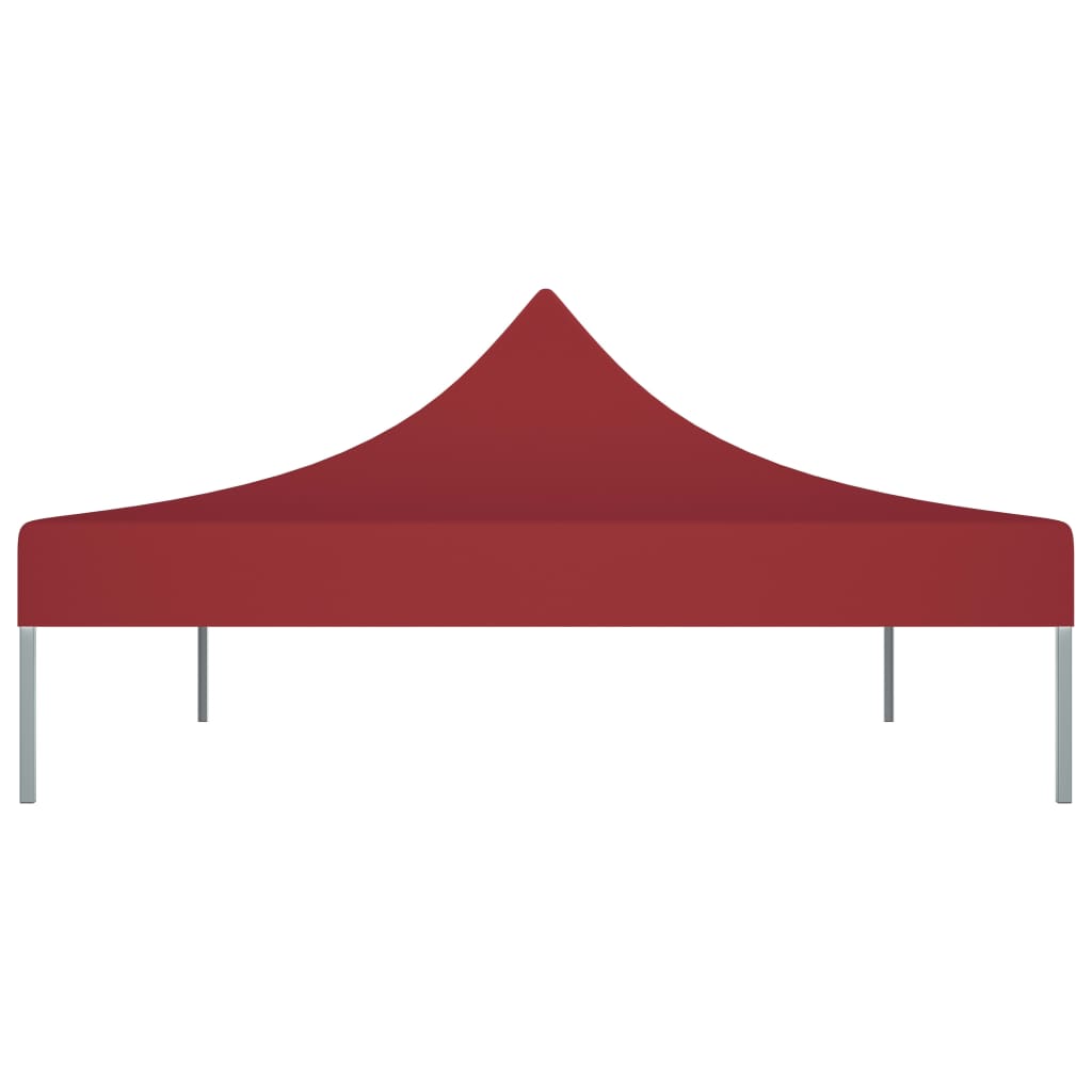 Partyzelt-Dach 4x3 m Burgunderrot 270 g/m²