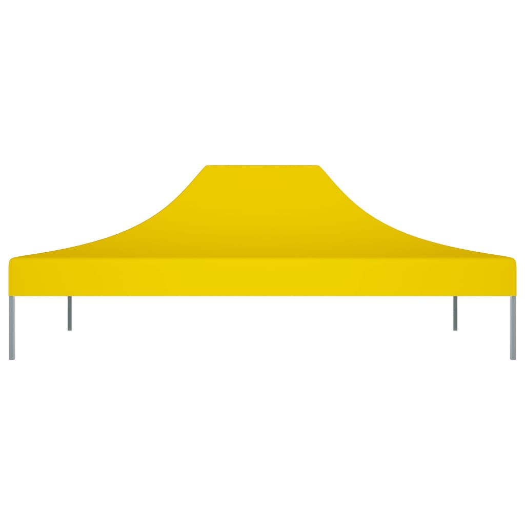 Partyzelt-Dach 4x3 m Gelb 270 g/m²