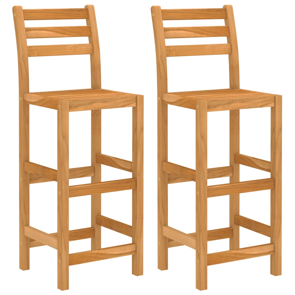 3-tlg. Gartenbar-Set Massivholz Akazie