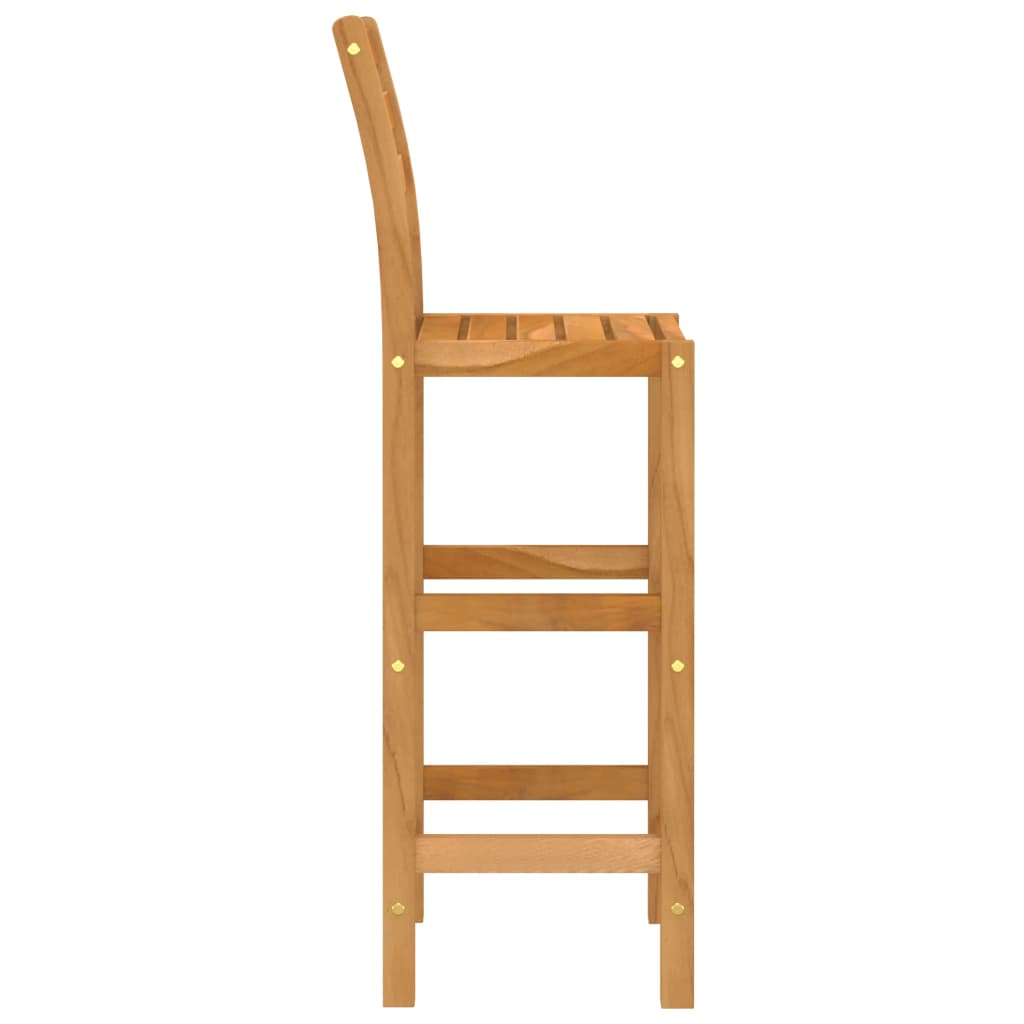 3-tlg. Gartenbar-Set Massivholz Akazie