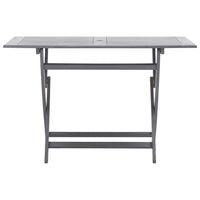 Thumbnail for 7-tlg. Garten-Essgruppe Massivholz Akazie Grau