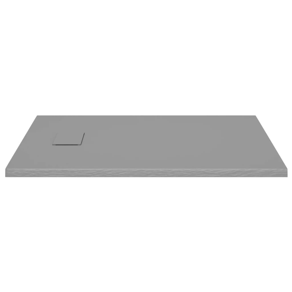 Duschwanne SMC Grau 100x80 cm
