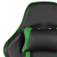 Thumbnail for Gaming-Stuhl Drehbar Grün PVC