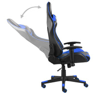 Thumbnail for Gaming-Stuhl Drehbar Blau PVC