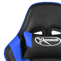 Thumbnail for Gaming-Stuhl Drehbar Blau PVC