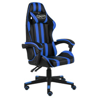 Thumbnail for Gaming-Stuhl Schwarz und Blau Kunstleder