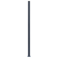 Thumbnail for Zaunpfosten 2 Stk. Dunkelgrau 185 cm Aluminium
