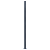 Thumbnail for Zaunpfosten 2 Stk. Dunkelgrau 185 cm Aluminium