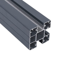 Thumbnail for Zaunpfosten 2 Stk. Dunkelgrau 185 cm Aluminium