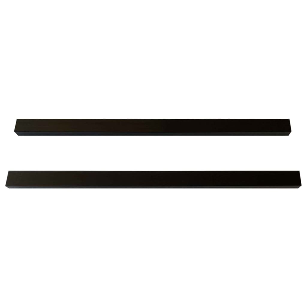 Balken für Terrassendielen 6 Stk. Schwarz 170x8,5x4,5 cm WPC